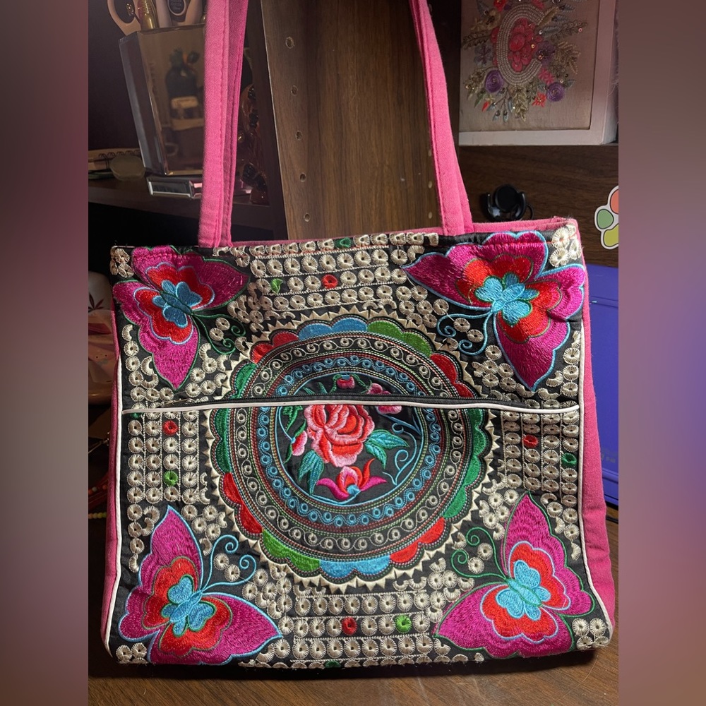 Pink Tote bag